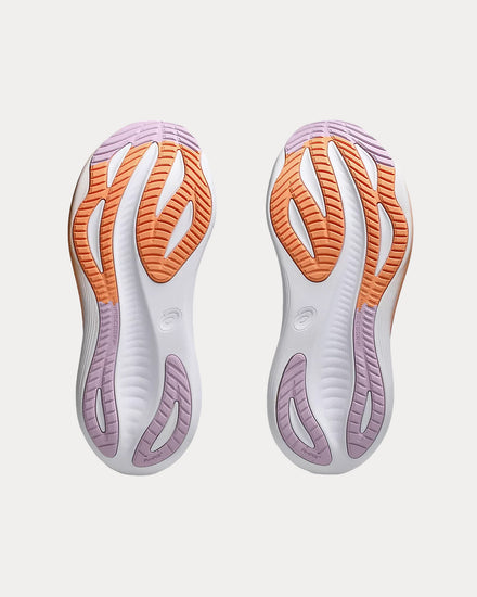 Asics Gel-Nimbus 27 White / Light Ube Running Shoes - 4