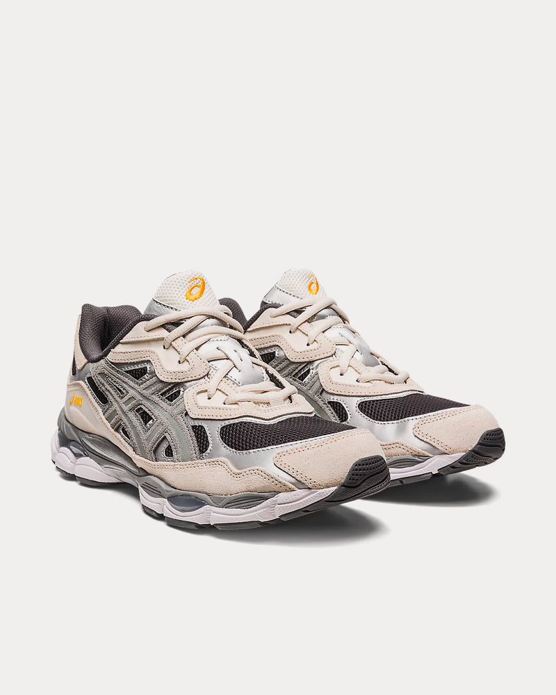 ASICS TOP IMPACT LINE 2161A027 L 美品 Asics Women's Gel-NYC Black / Clay Grey Low Top Sneakers