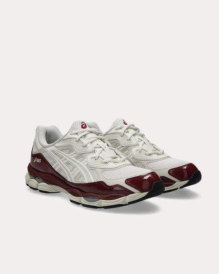 Asics Gel-NYC Cream / Antique Red Low Top Sneakers - 3
