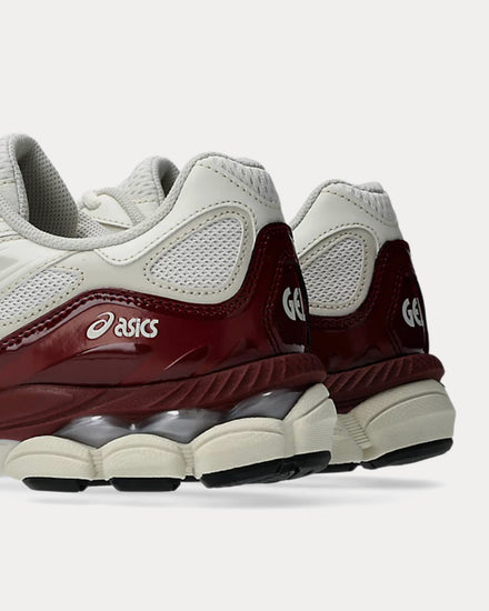 Asics Gel-NYC Cream / Antique Red Low Top Sneakers - 6