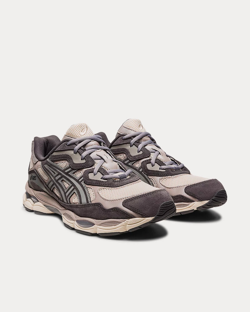 Asics Unisex Gel-NYC Oatmeal / Obsidian Grey Low Top Sneakers 