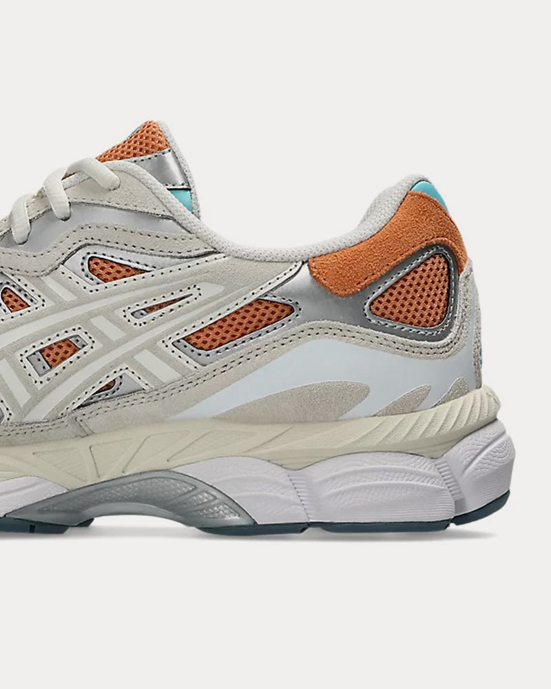 Asics Gel-NYC Terracotta / Cream Low Top Sneakers - 5