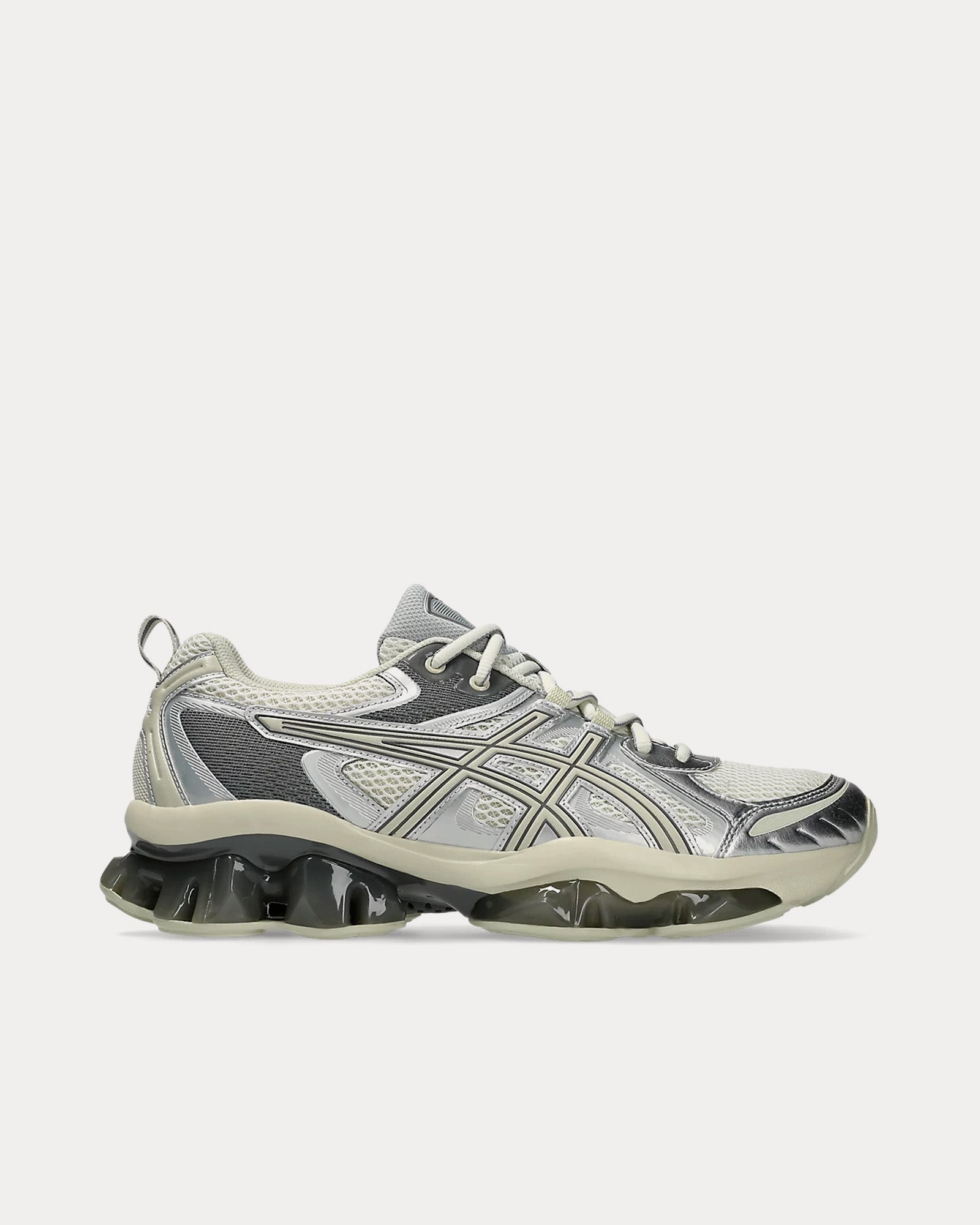 Asics Unisex Gel-Quantum Kinetic White / Light Dust Low Top Sneakers