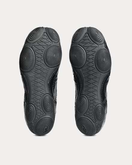 Asics Hypersync Black / Black Low Top Sneakers - 5