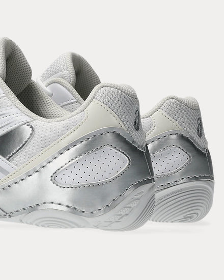 Asics Hypersync White / Pure Silver Low Top Sneakers - 5