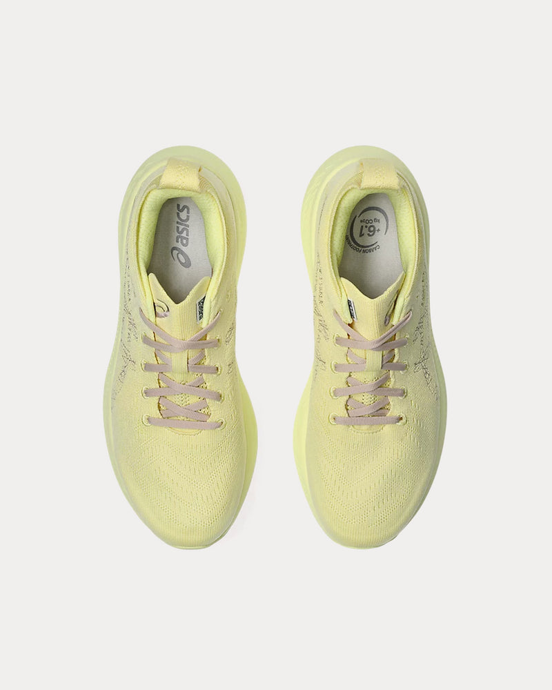 Asics Nimbus Mirai Huddle Yellow / Mineral Beige Running Shoes - 2