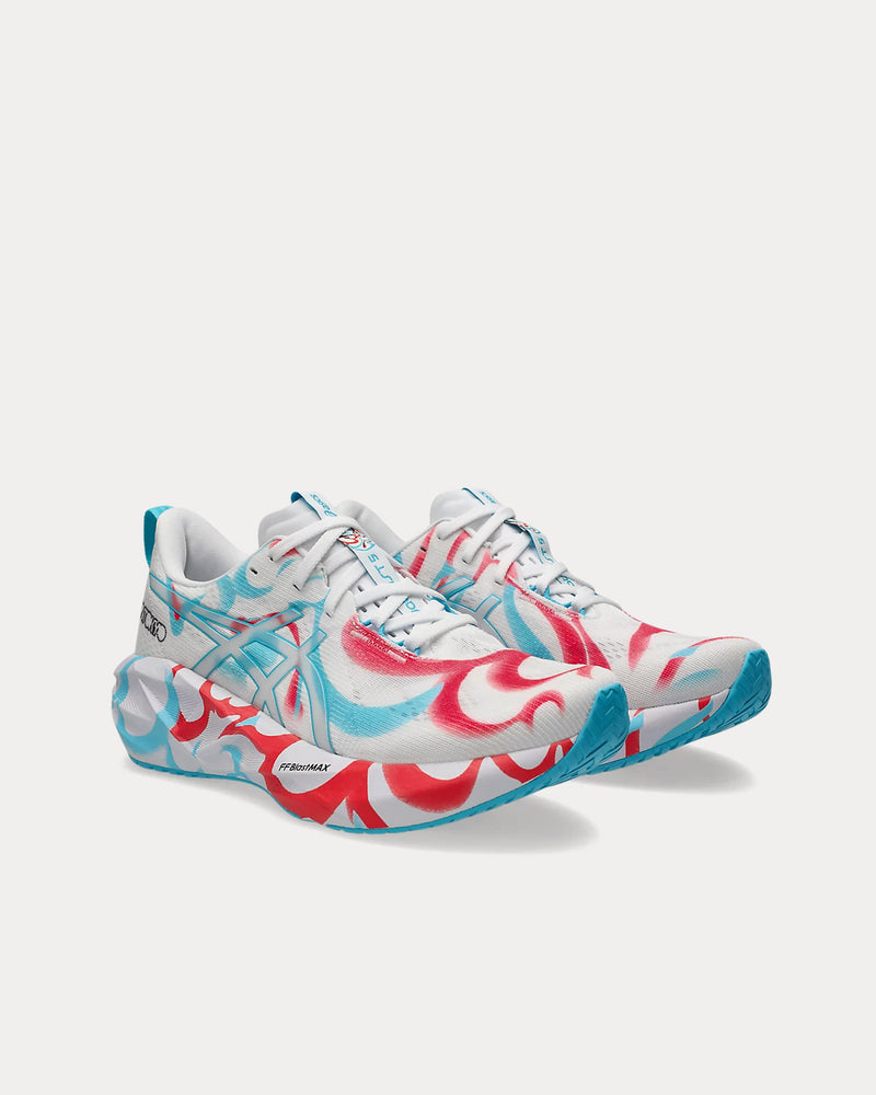 Asics Novablast 5 'Tokyo' White / Aquarium Running Shoes - 3