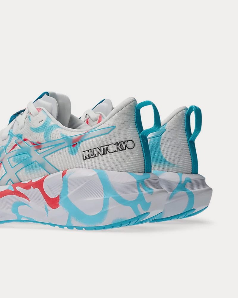 Asics Novablast 5 'Tokyo' White / Aquarium Running Shoes - 5