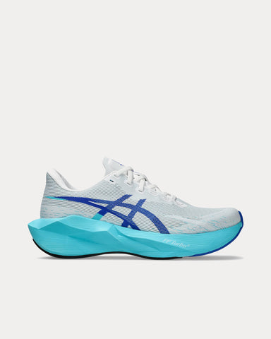 Asics Novablast 6 White / Energy Aqua Running Shoes