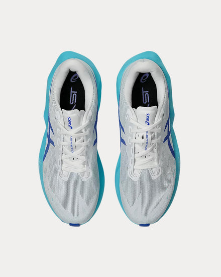 Asics Novablast 6 White / Energy Aqua Running Shoes - 2
