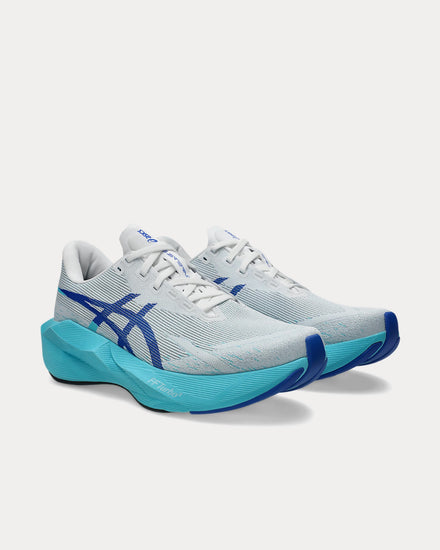 Asics Novablast 6 White / Energy Aqua Running Shoes - 3