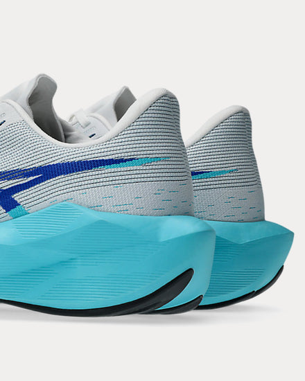 Asics Novablast 6 White / Energy Aqua Running Shoes - 6