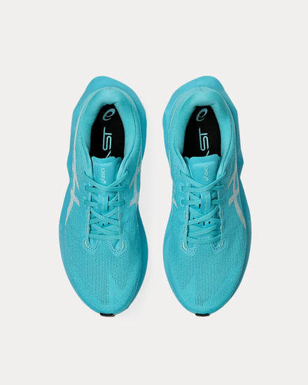 Asics Novablast 6 Energy Aqua / White Running Shoes - 2