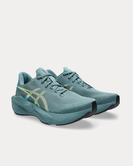 Asics Novablast 6 Foggy Teal / Illuminate Yellow Running Shoes - 3