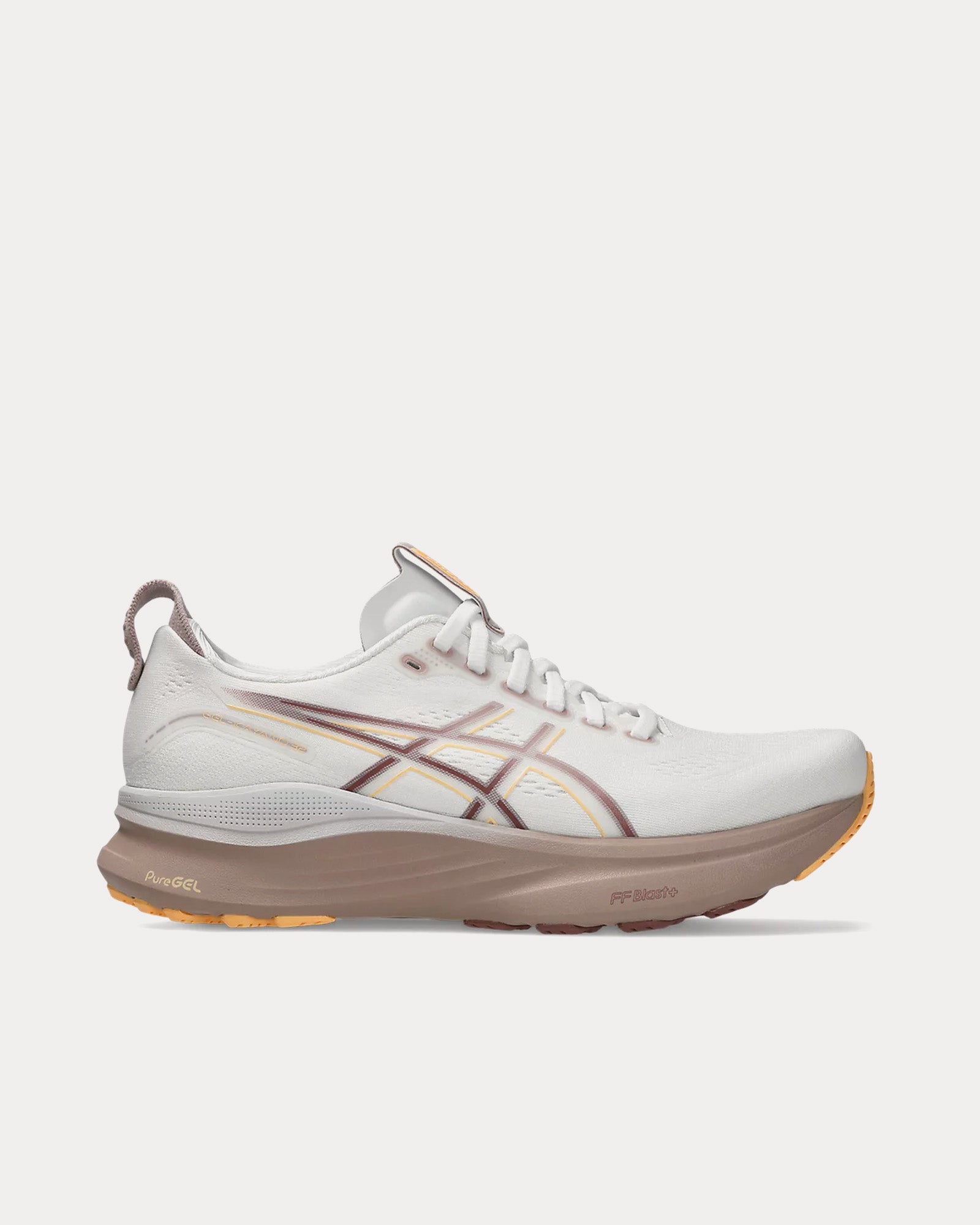 Asics Women's Gel-Kayano 32 White / Orange Glow Running Shoes