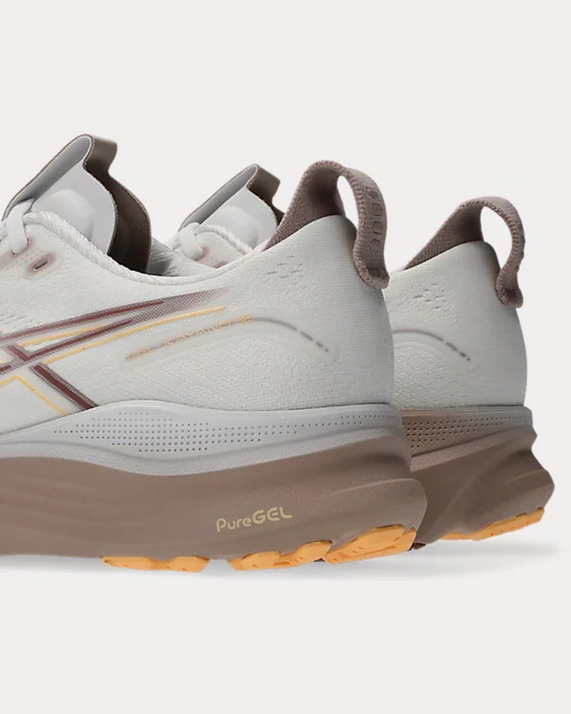 Asics Gel-Kayano 32 White / Orange Glow Running Shoes - 5