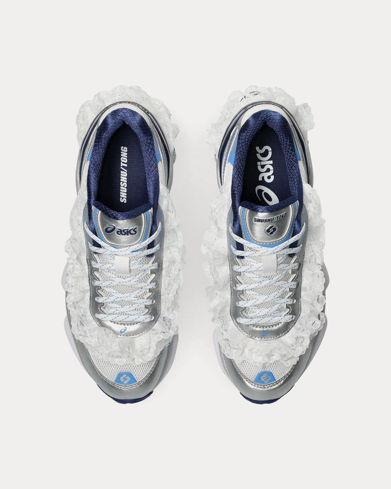 Asics x Shushu Tong Gel-Kinetic Fluent White / Dive Blue Low Top Sneakers - 2