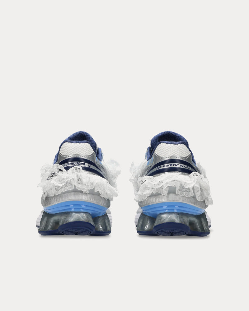 Asics x Shushu Tong Gel-Kinetic Fluent White / Dive Blue Low Top Sneakers - 4
