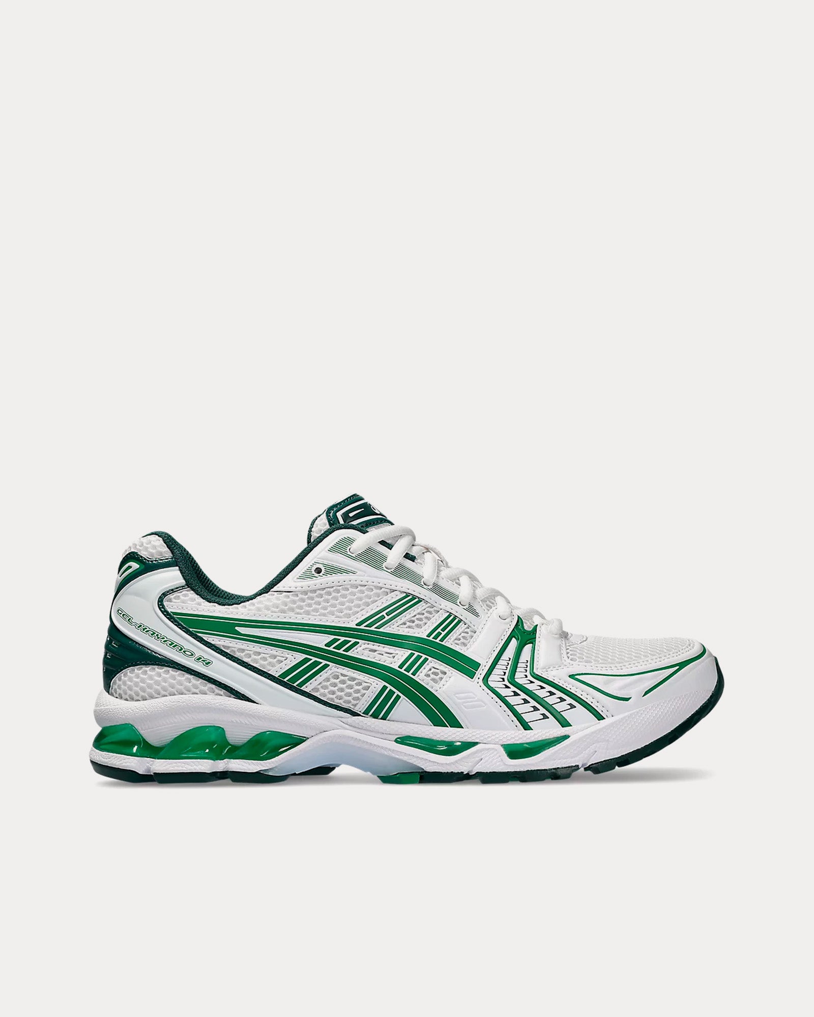 靴 asics GEL-KAYANO14 WHITE/MALACHITE GREEN Asics x Aritzia Women's Gel-Kayano 14 White / Leprechaun Low Top
