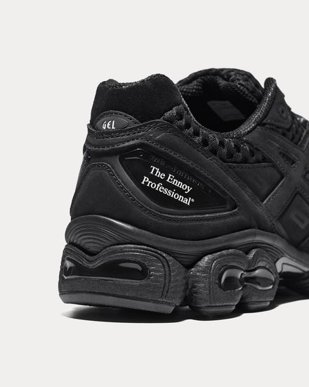 Asics x Ennoy Gel-Nimbus 9 'The Professional' Black / Black Low Top Sneakers - 3