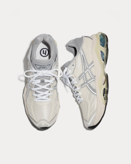 Asics x Hidden.NY Gel-Kinetic 2.0 Beige / SIlver Low Top Sneakers - 3