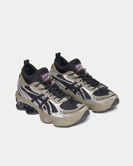 Asics x Nanushka Gel-Kinetic Fluent Grey High Top Sneakers - 3