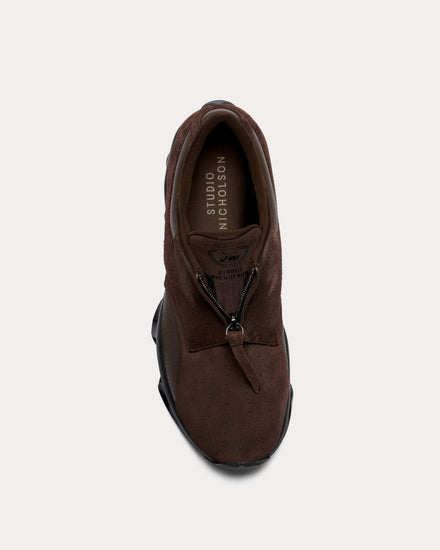 Asics x Studio Nicholson Gel-Kinetic SP Brown Slip On Sneakers - 2