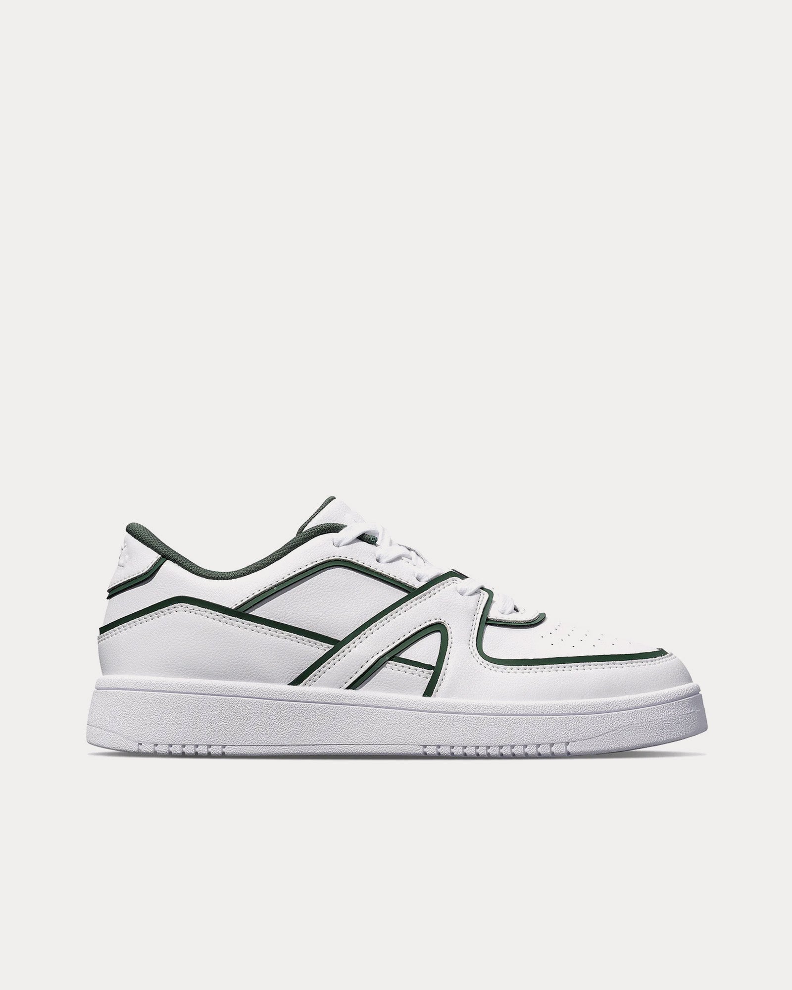 Athletic Propulsion Labs - Nostalgia '87 White / Dark Green Low Top Sneakers