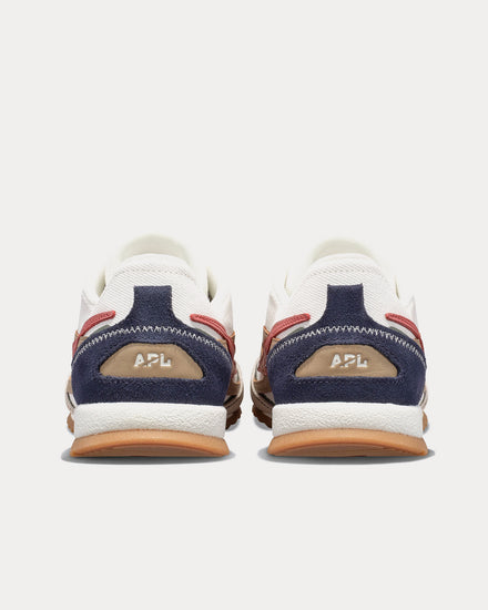 Athletic Propulsion Labs APL Riviera Ivory / Navy / Fatigue Low Top Sneakers - 4