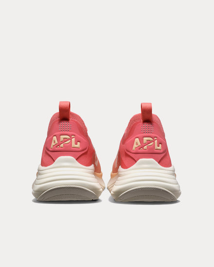 Athletic Propulsion Labs APL Podium Faded Peach / Fire Coral / Ombre Running Shoes - 3