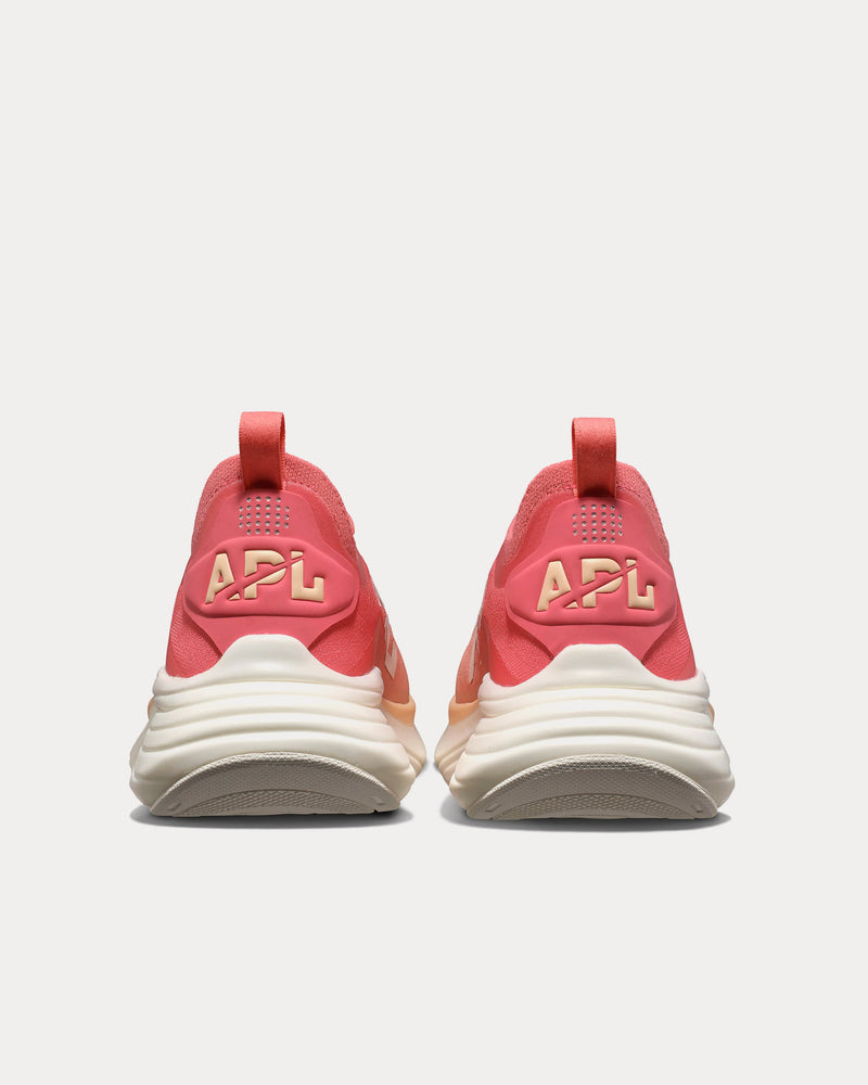 Athletic Propulsion Labs APL Podium Faded Peach / Fire Coral / Ombre Running Shoes - 3