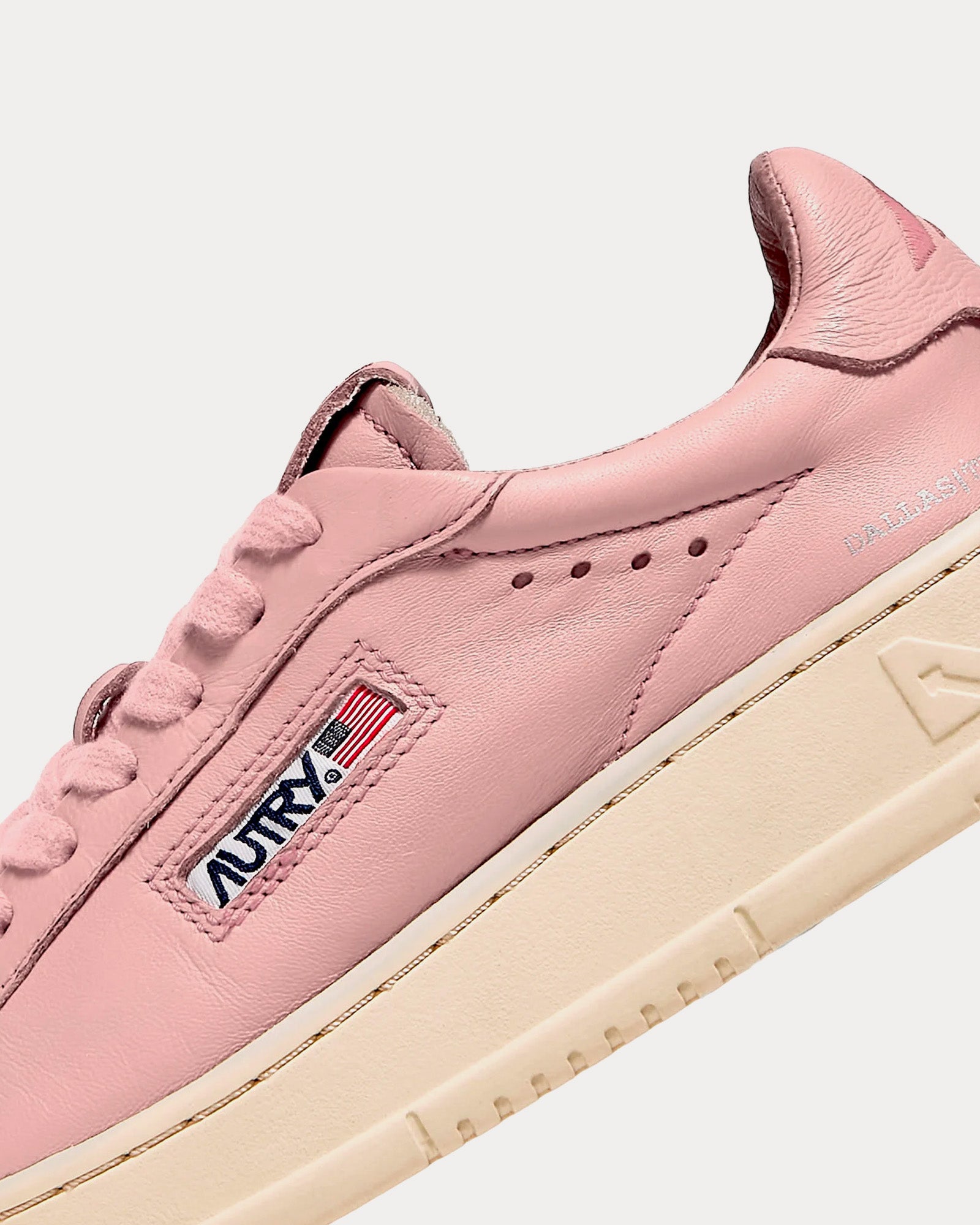 Autry - Dallas Goatskin Peach Low Top Sneakers