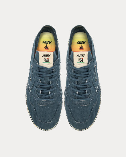 Autry Sandy Canvas Denim Espadrilles - 2