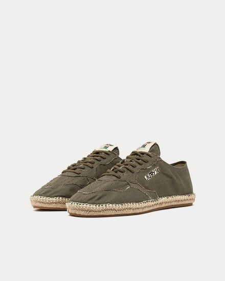 Autry Sandy Canvas Military Espadrilles - 3