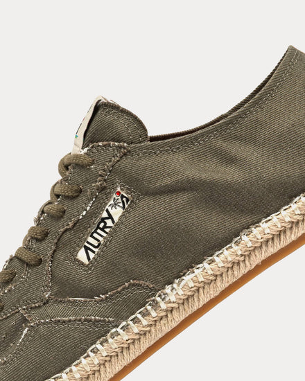 Autry Sandy Canvas Military Espadrilles - 5