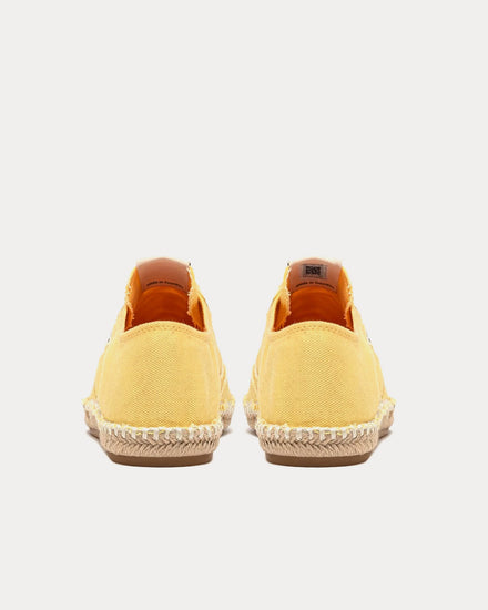 Autry Sandy Canvas Yellow Espadrilles - 4