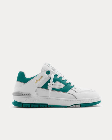 Axel Arigato Area Lo White / Jade Low Top Sneakers - 1