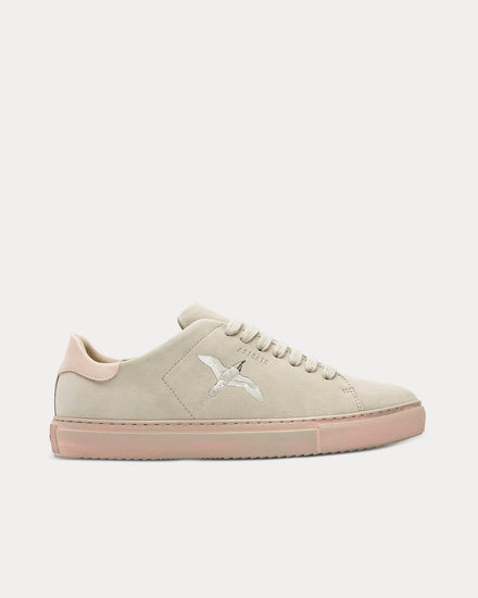 Axel Arigato Clean 90 B Bird Grey / Light Pink Low Top Sneakers - 1