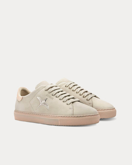 Axel Arigato Clean 90 B Bird Grey / Light Pink Low Top Sneakers - 3