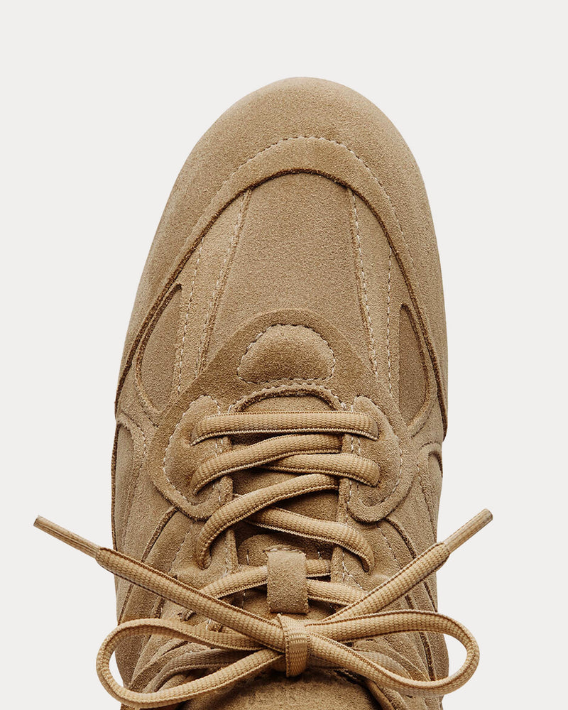 Axel Arigato Slow Shearling Runner Brown / Gum Low Top Sneakers - 5