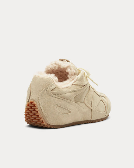 Axel Arigato Slow Shearling Runner Off White / Gum Low Top Sneakers - 4