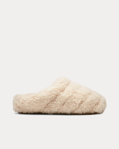 Axel Arigato Snail Shearling Off White / Off White Mules