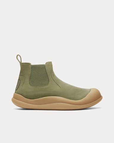 Axel Arigato Squish Dark Green / Gum Chelsea Boots