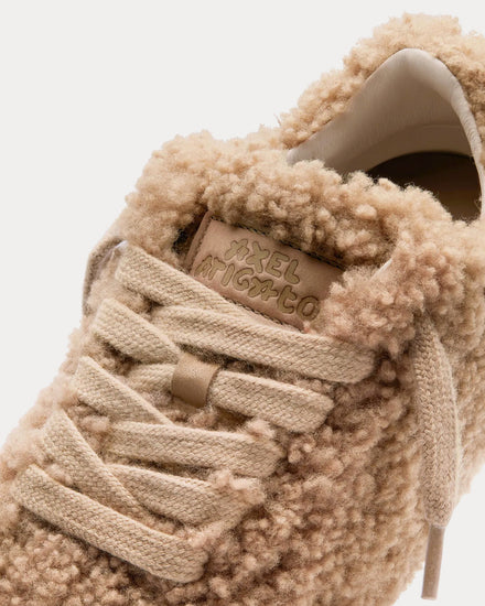 Axel Arigato Tact Shearling Runner Brown / Gum Low Top Sneakers - 2