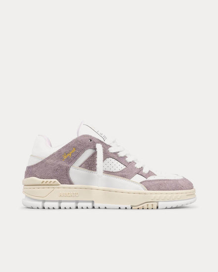 Axel Arigato Area Lo Fluffy Off White / Mauve Low Top Sneakers - 1