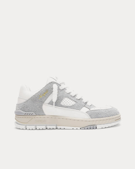 Axel Arigato Area Lo Fluffy White / Grey Low Top Sneakers - 1