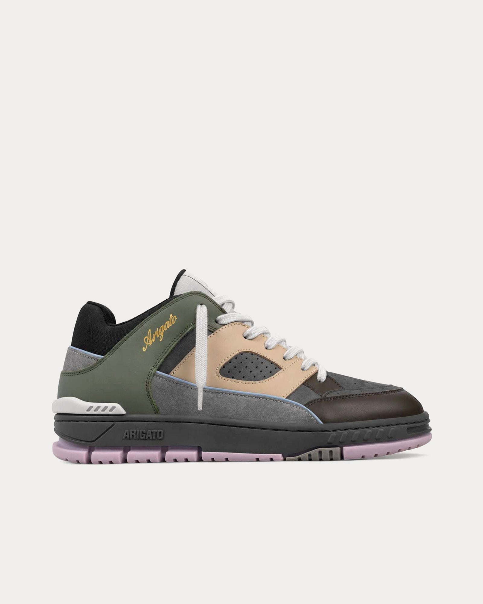 Axel Arigato Men's Area Lo Grey / Multi Low Top Sneakers