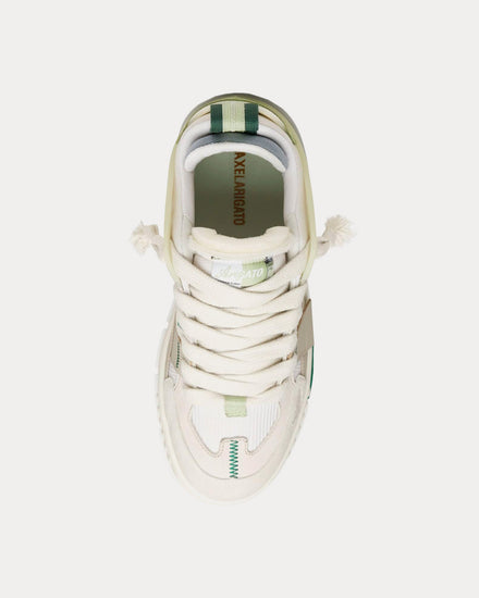 Axel Arigato Area Patchwork Dark Beige / Light Green Low Top Sneakers - 2