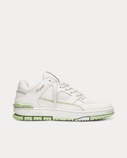 Axel Arigato Area Lo Stitch Off White / Light Green Low Top Sneakers - 1
