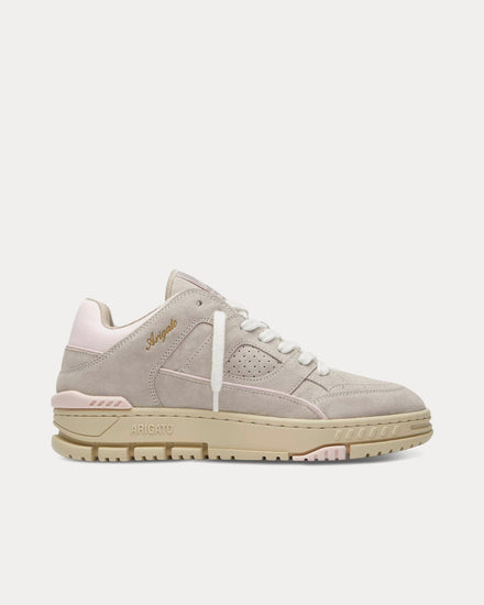 Axel Arigato Area Lo Taupe / Light Pink Low Top Sneakers - 1